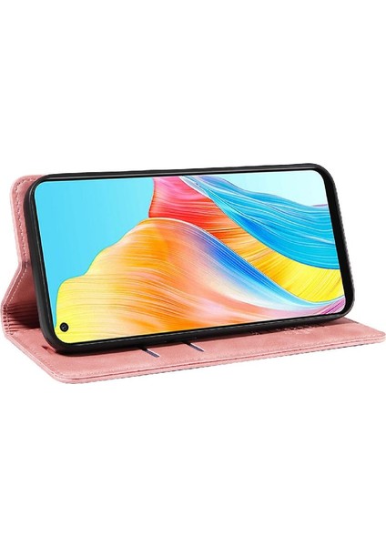Oppo A78 4g Için Kılıf Folio Cüzdan Manyetik Koruyucu Pu Deri (Yurt Dışından) modelleri