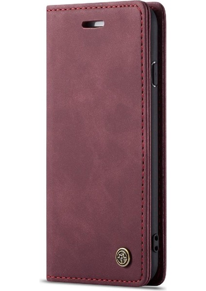 Iphone 7/8 Için Flip Case Manyetik Kapatma Darbeye Vintage Pu Deri (Yurt Dışından)