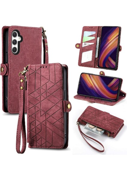 Samsung Galaxy A25 Için Flip Case 5g Kapak Çevirin Cüzdan Basit Iş Durum (Yurt Dışından)