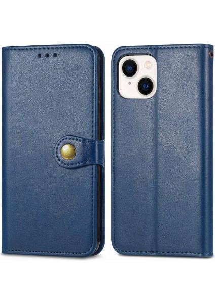 IPhone 14 Için Kılıf Artı Deri Çanta Zarif Iş Moda Tasarımı (Yurt Dışından)