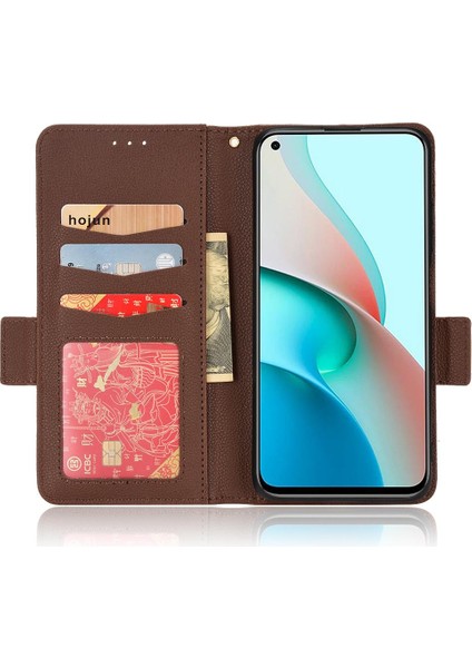 Xiaomi Redmi Için Not 9t 5g Cüzdan Kart Yuvaları Tutucu Pu Deri Yan (Yurt Dışından)