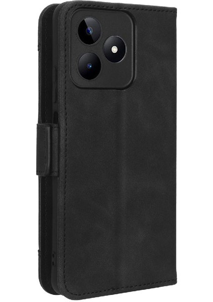 Realme C51 4g Deri Cüzdan Kapak Için Kılıf Ayarlanabilir Ayrılabilir Kart (Yurt Dışından)