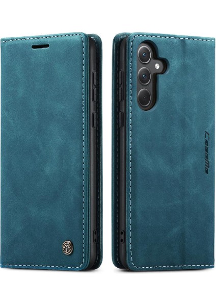 Samsung Galaxy A35 5g Için Flip Case Vintage Pu Deri Cüzdan Kılıf Kartı (Yurt Dışından)