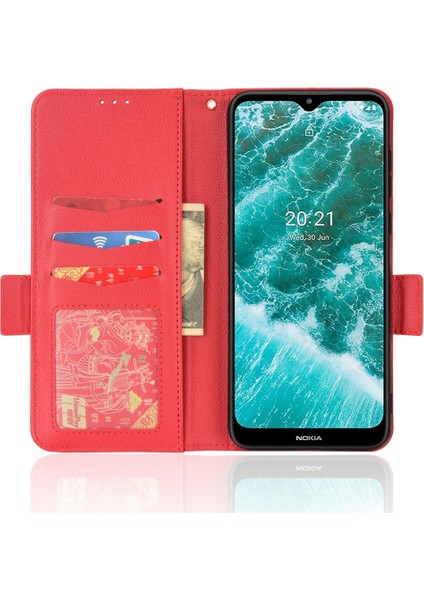 Nokia C30 Pu Deri Yan Toka Kart Yuvaları Tutucu Cüzdan Manyetik (Yurt Dışından) fiyatları