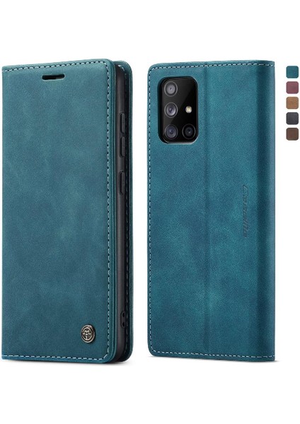 Samsung Galaxy A71 4g Flip Case Için Folio Kitap Vintage Pu Deri (Yurt Dışından)