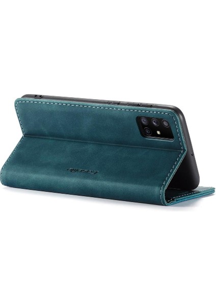 Samsung Galaxy A71 4g Flip Case Için Folio Kitap Vintage Pu Deri (Yurt Dışından)