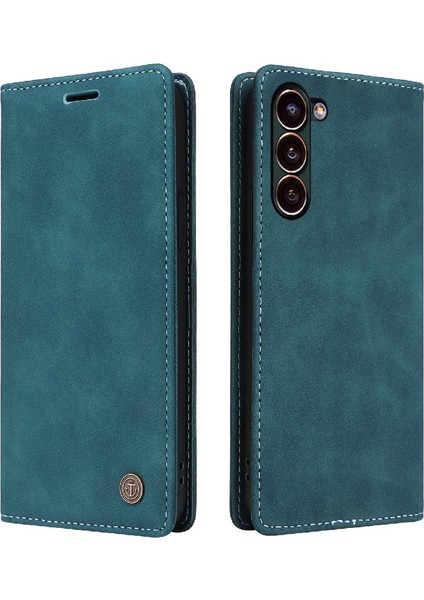 Samsung Galaxy S24 Artı Deri Kılıf Cüzdan Basit Iş Için Flip Case (Yurt Dışından)