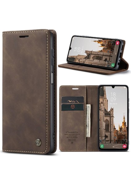 Samsung Galaxy A24 4g Için Flip Case Kart Yuvası Kickstand Vintage Pu (Yurt Dışından)