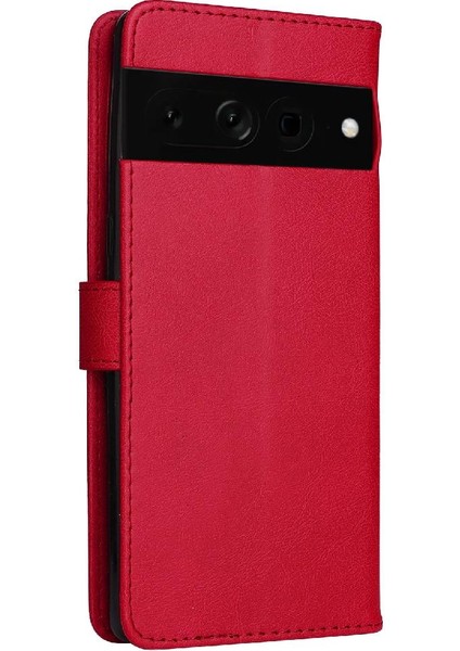 Kart Yuvası Telefon ile Google Piksel 7 Pro Yüksek Kalite Deri Için Flip Case (Yurt Dışından)