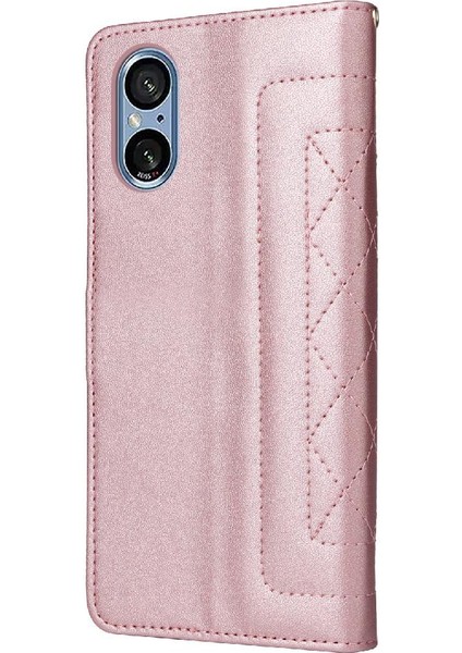 Mellow Mall Sony Xperia 5 V Için Flip Case Basit Iş Darbeye Kapak Kılıfı (Yurt Dışından)