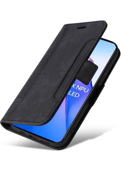 Oppo Oppo 8 Pro 5g Kart Yuvaları Için Kılıf Tpu Deri Manyetik Cüzdan Flip (Yurt Dışından)