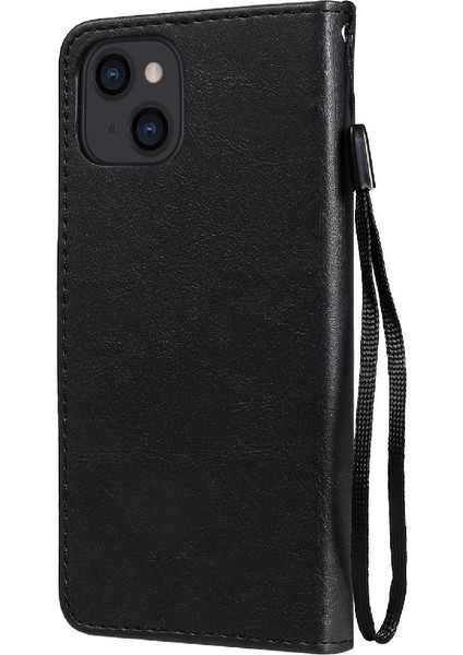 Mellow Mall Kart Yuvası Iş Cüzdan ile iphone 14 Klasik Düz Renk Için Flip Case (Yurt Dışından)