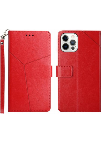 IPhone 14 Için Kılıf Pro Max Telefon Kılıfı Kickstand Dayanıklı Deri Cüzdan Tpu (Yurt Dışından)