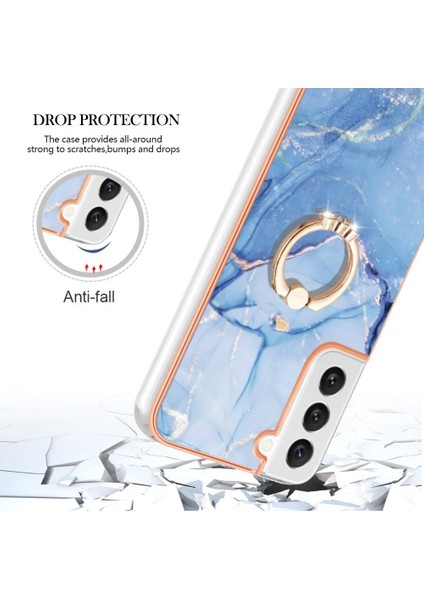 Samsung Galaxy S23 Artı 5g Tampon Mermer Darbeye Tpu Silikon Kılıf (Yurt Dışından)
