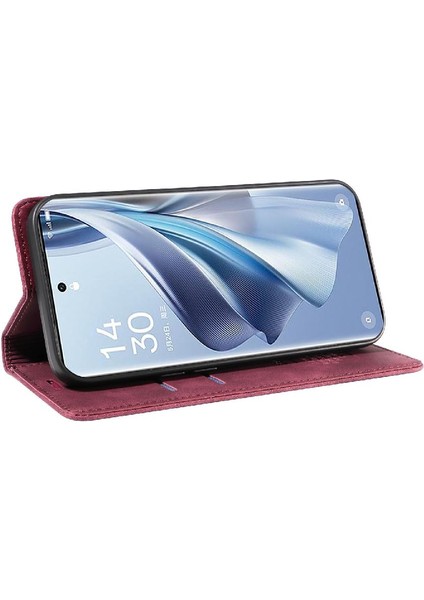 Oppo Oppo 10 5g Pu Deri Koruyucu Manyetik Folyo Cüzdan Için Kılıf (Yurt Dışından)