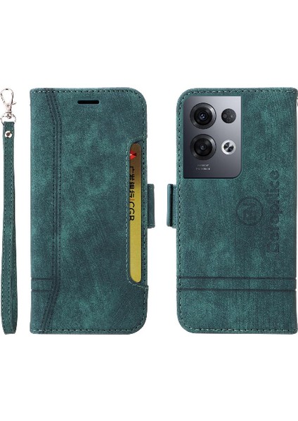 Oppo Oppo 8 Pro 5g Kart Yuvaları Için Kılıf Tpu Deri Manyetik Cüzdan Flip (Yurt Dışından)