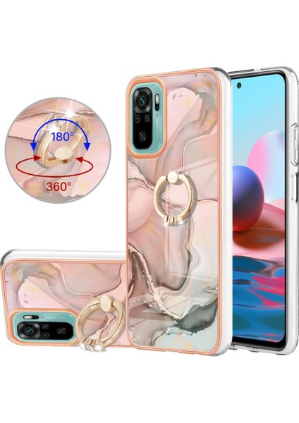 Xiaomi Redmi Not 10 4g Tampon Mermer Darbeye Tpu Silikon Kılıf (Yurt Dışından)