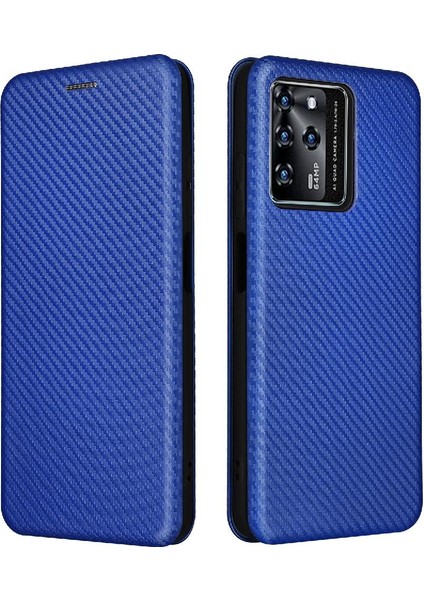 Zte Blade V30 Kart Ekleme Deri Folio Flip Case ile Tam Durumda (Yurt Dışından)
