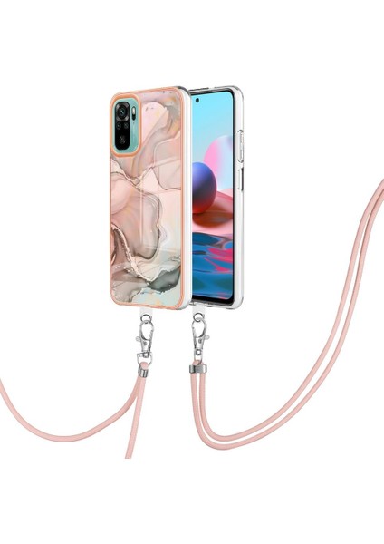 Xiaomi Redmi Için Not 10 4g/not 10S Mermer Kapak Yumuşak Tpu Tampon (Yurt Dışından)