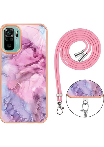 Xiaomi Redmi Için Not 10 4g/not 10S Mermer Kapak Yumuşak Tpu Tampon (Yurt Dışından)
