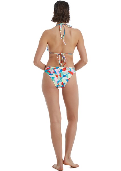 Kadın Brazilian Bikini Altı 10553 - Desenli