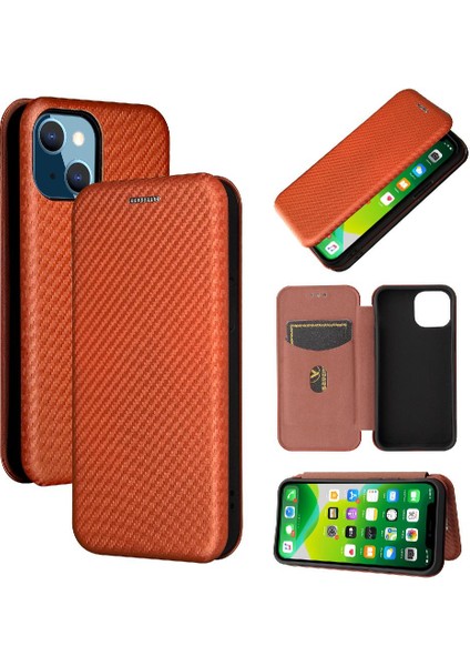 IPhone 13 Mini Tam Koruma Deri Folio Flip Case Manyetik (Yurt Dışından) fiyatları