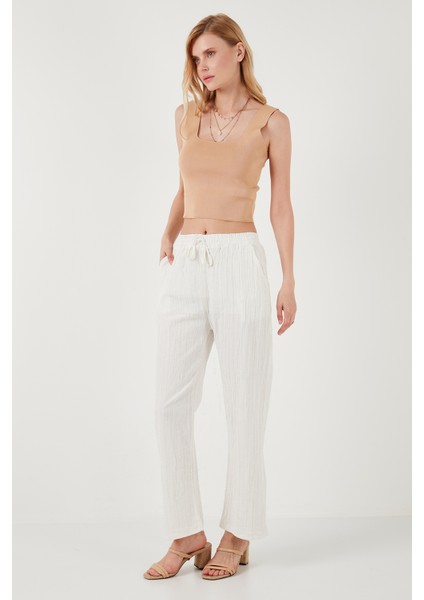 Relaxed Fit Bol Paça Cepli Pantolon Bayan Pantolon 5865678 modelleri