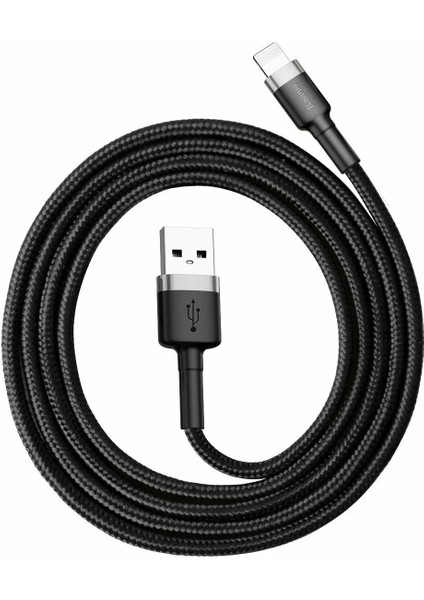 Cafule Serisi USB Lightning Kablosu 1m -Siyah