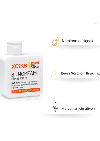 Ultra Koruma Spf 50+ Mineral Filtreli Suya Dayanıklı Nemlendirici Güneş Kremi - Tüm Cilt Tipleri İçin Yüksek Koruma Vücut Güneş Kremi 100 ml