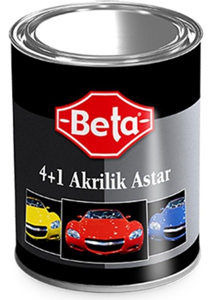 4+1 Akrilik Astar Gri Gl