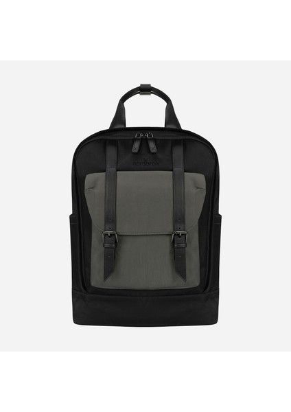 Solna Unisex Okul Bacpack Dolgulu Laptop Bölmeli Deri Kemer Su Geçirmez Sırt Çantası