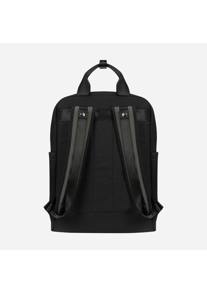 Solna Unisex Okul Bacpack Dolgulu Laptop Bölmeli Deri Kemer Su Geçirmez Sırt Çantası