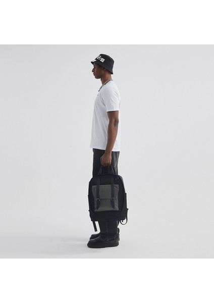 Solna Unisex Okul Bacpack Dolgulu Laptop Bölmeli Deri Kemer Su Geçirmez Sırt Çantası