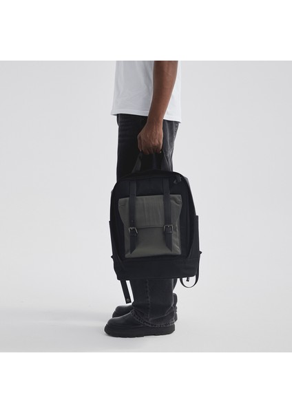 Solna Unisex Okul Bacpack Dolgulu Laptop Bölmeli Deri Kemer Su Geçirmez Sırt Çantası