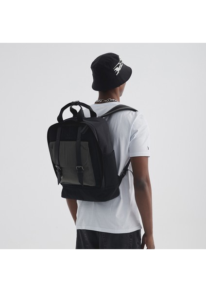 Solna Unisex Okul Bacpack Dolgulu Laptop Bölmeli Deri Kemer Su Geçirmez Sırt Çantası