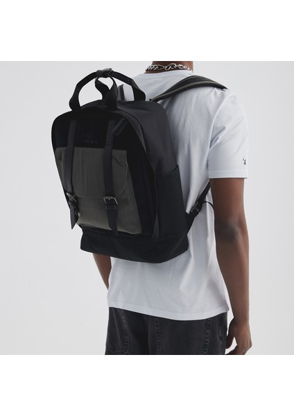 Solna Unisex Okul Bacpack Dolgulu Laptop Bölmeli Deri Kemer Su Geçirmez Sırt Çantası