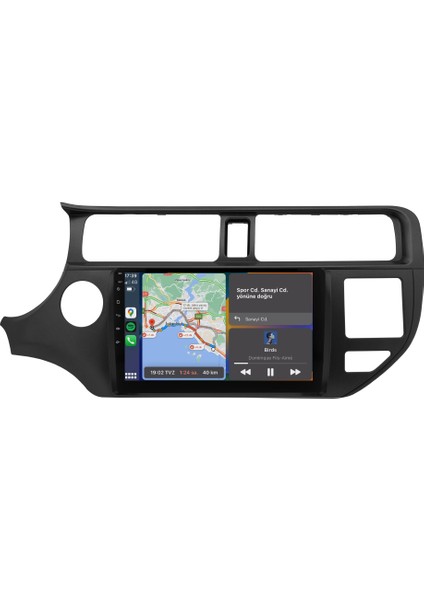 Kia Rio (2012-2014) Android 14 Multimedya Carplay 10 Inch 8 GB Ram / 128 GB Hafıza CRV-4312XAA