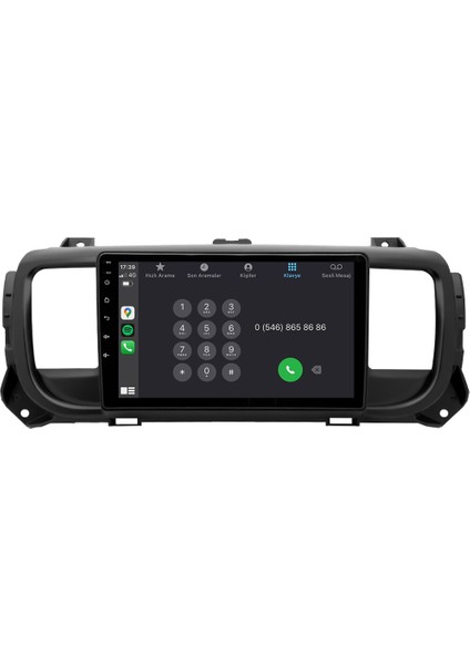 Fiat Scudo (2022-2024) Android 14 Multimedya Carplay 10 Inch 8 GB Ram / 128 GB Hafıza CRV-4700XAA