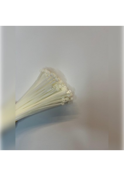 4,8X300 mm Beyaz Naylon (Plastik) Kablo Bağı ( 100 Adet ) fiyatları