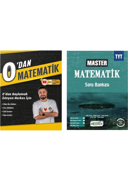 Rehber Matematik 0’dan Matematik ve Okyanus Yayınları TYT Master Matematik Soru Bankası