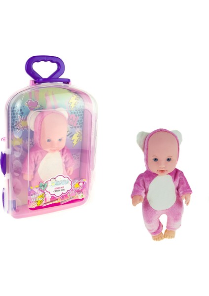 Oyuncak Şeker Kız Bebek Valizli Altını Islatan Konuşan Bebek