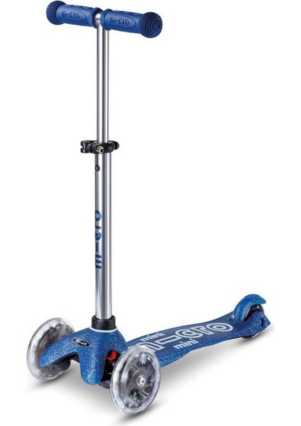 Mini Micro 3 Tekerlekli Scooter Deluxe Galaxy Glitter LED Navy