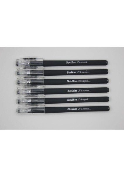 Speed Gel Tükenmez Kalem 0.7 mm Siyah 6 Adet
