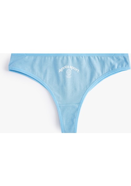 Brazilian Külot Baskılı Standart Bel