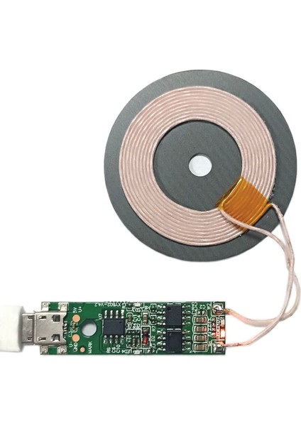 Kablosuz Şarj Modülü 5w 1a Mobil Akıllı Telefon Oyuncak Pil Şarj Transmiter Micro Usb Samsung Apple