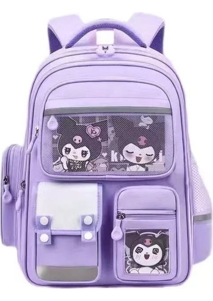 Kurome Sevimli Kız Çocuk Okul Çantası Ilkokul Öğrencileri 1, 3 ve 6. Sınıf Omurga Koruması Büyük Kapasiteli Karikatür Sırt Çantası (Yurt Dışından)