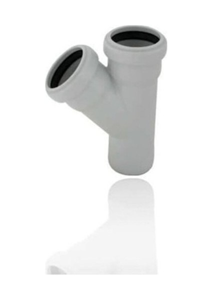Y Çatal Tek Çatal Pvc Pis Su Boru 70X50