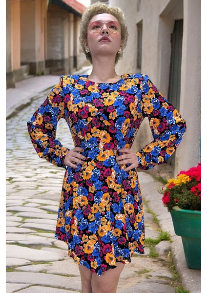 Gümbet Stil Şortlu Jarse Mini Elbise