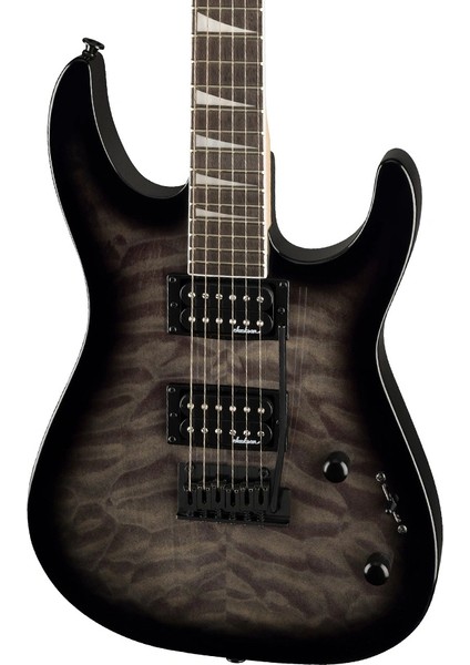 JS20 Dinky DKQ 2PT Amaranth Klavye Transparent Black Burst Elektro Gitar