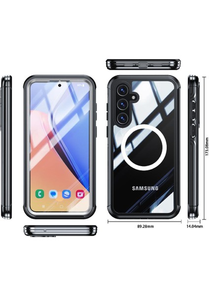 Samsung Galaxy Mag5 G Için Miracase Manyetik Kılıf Magsafe ile Uyumlu (Yurt Dışından)
